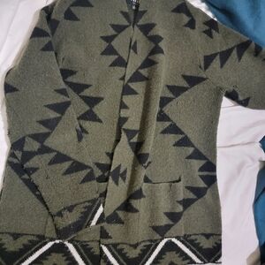 Frye Olive Green Knit Sweater